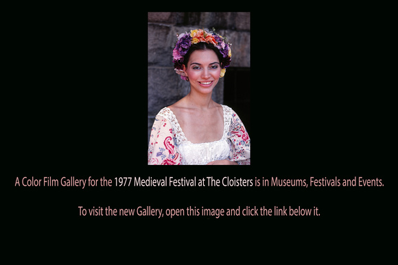Mar 03, 2016: 1977 Medieval Festival at The Cloisters in New York City