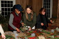 181206_4208_NX1 Ann Paul Helps a Participant Create a Winterscape Floral Design at Westmoreland Sanctuary