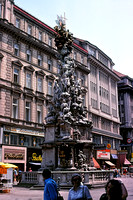 790600_0188_F1 The Pestsäule in Vienna Austria, a Memorial to the Great Plague of 1679