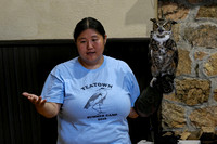 160904_2279_NX1 Teatown Environmental Educator Elissa Schilmeister Introduces Orion, a Great Horned Owl on National Wildlife Day