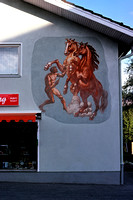 790500_0064_F1 Fresco on a Bookstore in Schwangau Germany