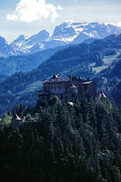 790600_0129_F1 Hohenwerfen Castle in the Austrian Alps South of the City of Salzburg