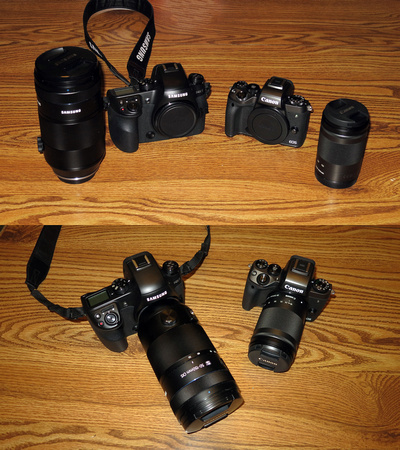 Canon-M5-vs-Samsung-NX1-with-150mm-zoom-lenses