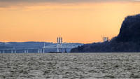170128_0243_EOS M5 Construction of the New Tappan Zee Bridge at Dawn Seen from George's Island