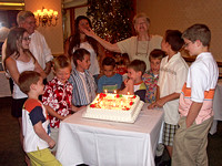 Aunt Wanda's Surprise 80th Birthday Party on August 13, 2005