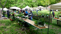170512_3055_NX1 Teatown's Maddy Schroeder and Volunteers Prepare Purchases for Transport to the Parking Lot at the 2017 PlantFest