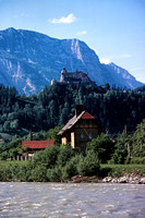 790600_0128_F1 Hohenwerfen Castle in the Austrian Alps South of the City of Salzburg