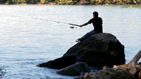 150915_0817_NX1 Fishing Where the North Cove Meets the River at Croton Point