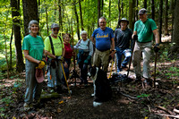 220916_07604_A7RIV Volunteers Connie, Fred, Rose, Marilyn, Geoff, John and Paul with Duke of the NY-NJ Trail Conference Celebrate the Completion of the 1 Mile New Trail