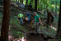 220916_07582_A7RIV Volunteers Fred, John and Paul of the NY-NJ Trail Conference Work on the 1 Mile New Westmoreland Trail